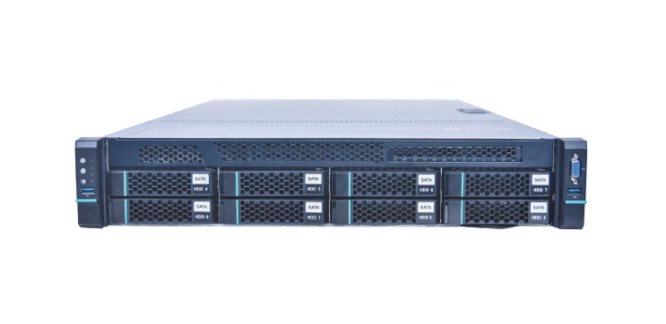 Двухпроцессорный стоечный сервер DCS I2020 для облачных вычислений